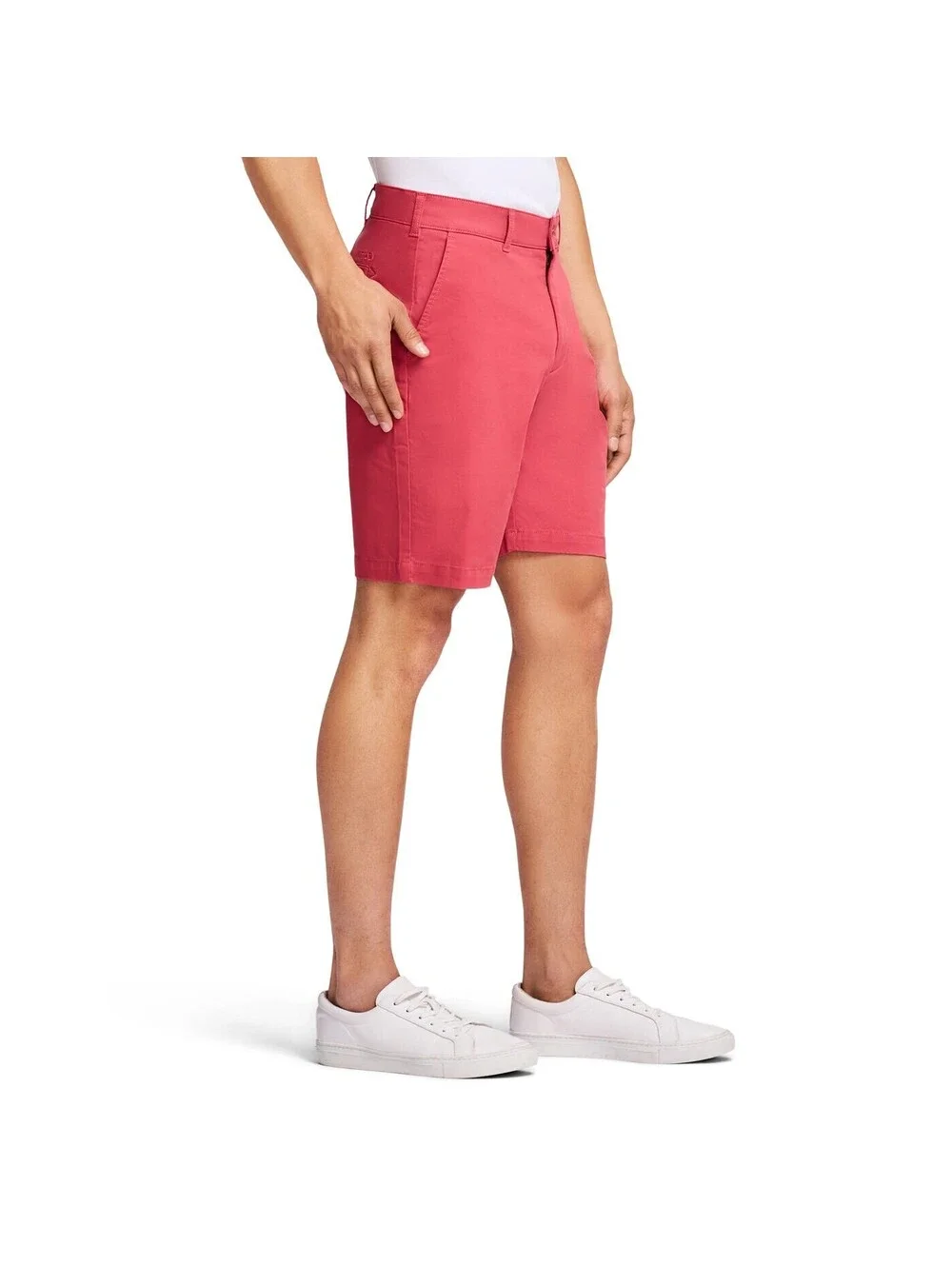 Izod Salmon Cotton Saltwater Chino 9in Shorts